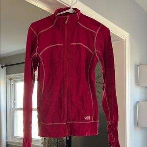 The North Face Women's Vibrant  Pinky- Red light weight Jacket